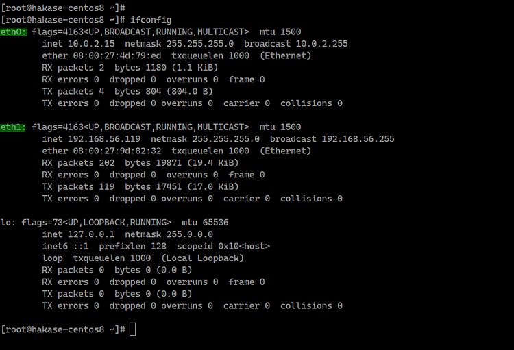 在 CentOS 上将网络接口重命名为 eth0