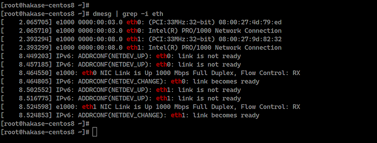 在 CentOS 上将网络接口重命名为 eth0