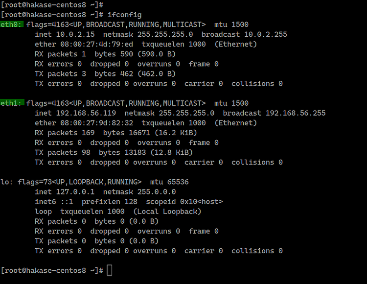 在 CentOS 上将网络接口重命名为 eth0