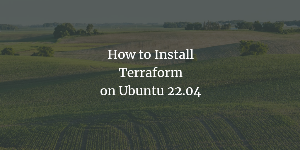 在 Ubuntu Server 22.04 上安装 Terraform
