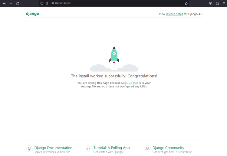 在 Debian 12 上安装 Django Web 框架