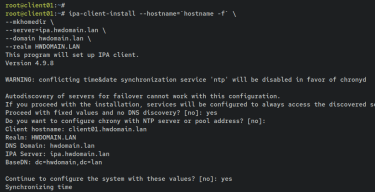 如何在 Debian 12 上通过 Docker 安装 FreeIPA Server