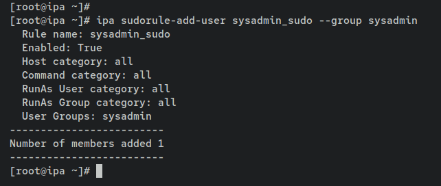 如何将 Sudoers 与 FreeIPA 服务器集成