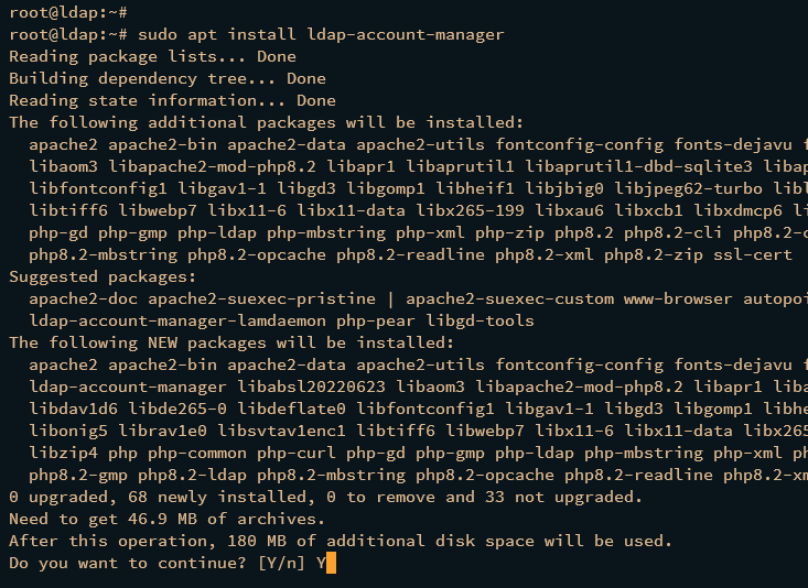 如何在 Debian 12 上安装 OpenLDAP 服务器和 LDAP Account Manager