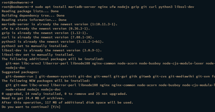 如何在 Debian 12 上安装 Etherpad