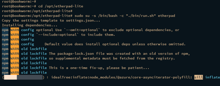 如何在 Debian 12 上安装 Etherpad