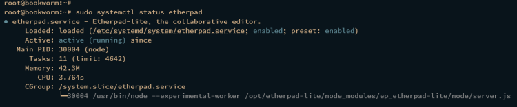 如何在 Debian 12 上安装 Etherpad