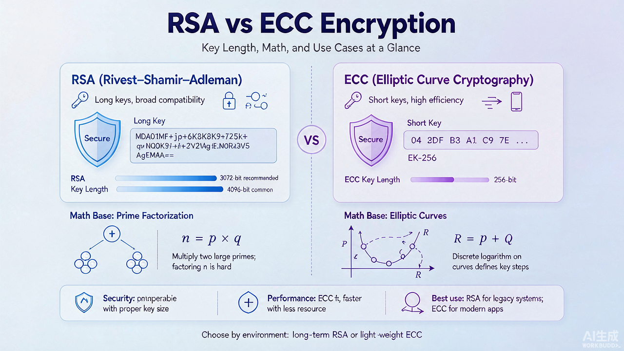 RSA 与 ECC 加密算法对比