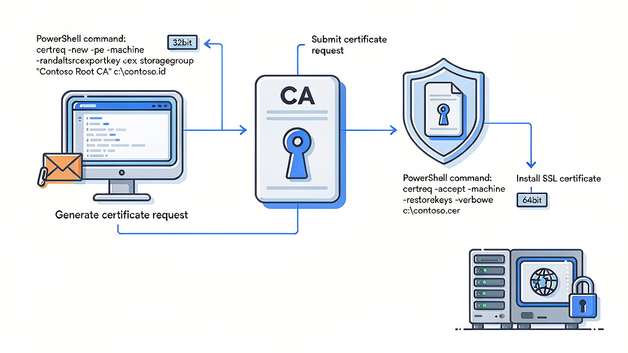 在 Exchange Server 2007 上安装 SSL 证书