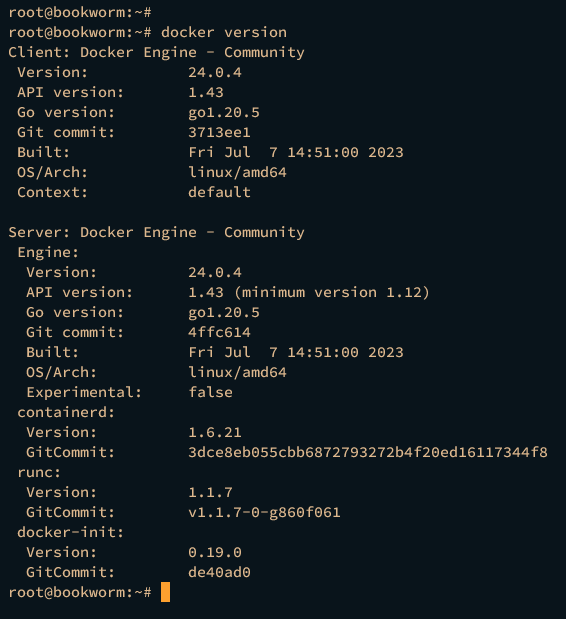 在 Debian 12 上安装并使用 Docker