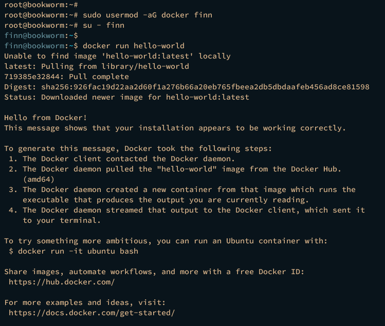 在 Debian 12 上安装并使用 Docker