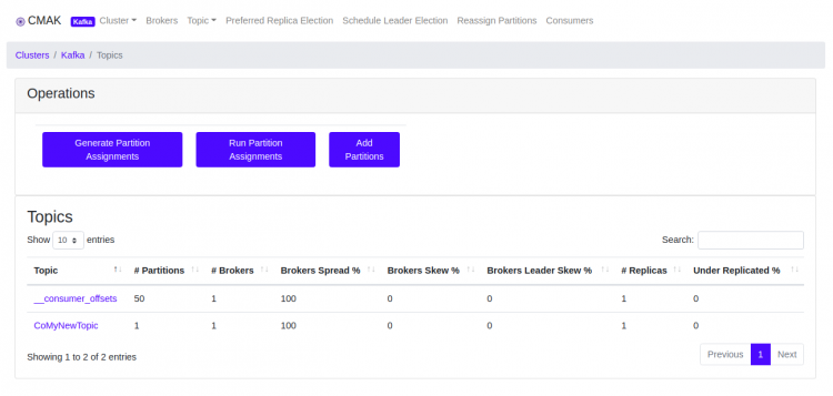 在 CentOS 8 上安装带 CMAK 的 Apache Kafka
