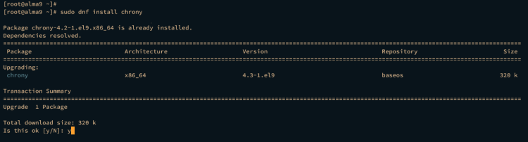 在 AlmaLinux 9 上将 Chrony 配置为 NTP 服务器与客户端