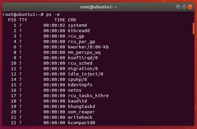 在 Linux 上查看正在运行的进程