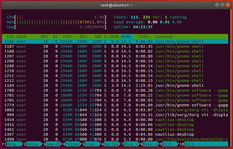在 Linux 上查看正在运行的进程
