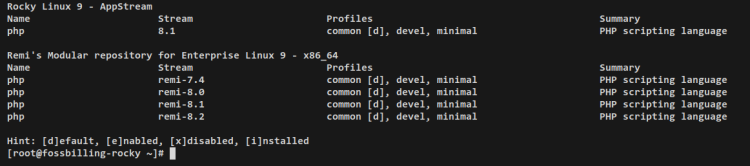 如何在 Rocky Linux 9 上使用 Nginx 安装 FOSSBilling