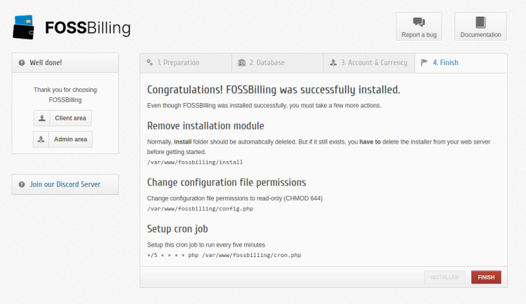 如何在 Rocky Linux 9 上使用 Nginx 安装 FOSSBilling