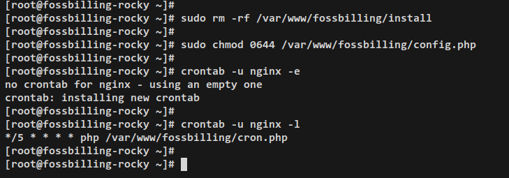 如何在 Rocky Linux 9 上使用 Nginx 安装 FOSSBilling