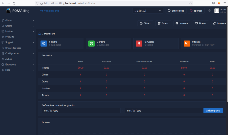 如何在 Rocky Linux 9 上使用 Nginx 安装 FOSSBilling