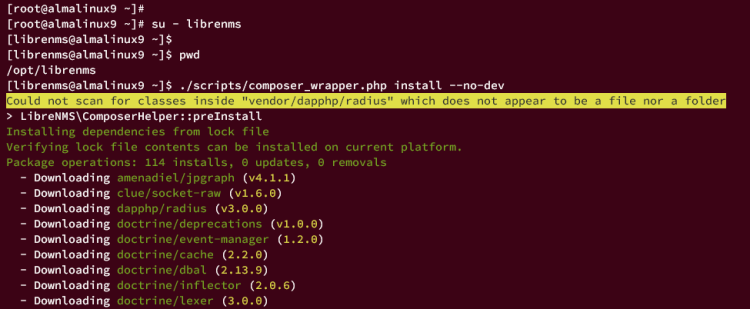 如何在 AlmaLinux 9 上安装 LibreNMS 监控工具