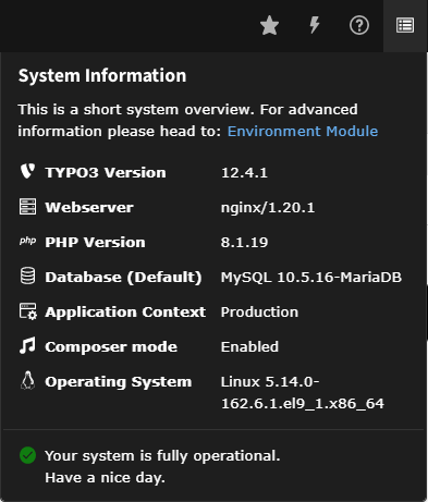 在 AlmaLinux 9 上使用 Nginx 安装 TYPO3 CMS