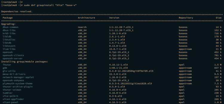 在 AlmaLinux 9 上安装 VNC Server 指南