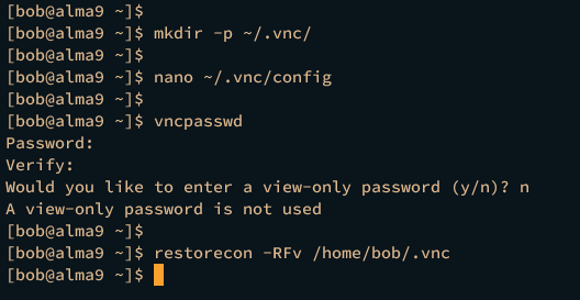 在 AlmaLinux 9 上安装 VNC Server 指南