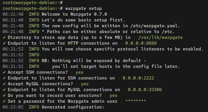 如何在 Debian 上使用 Warpgate 搭建 Bastion 服务器