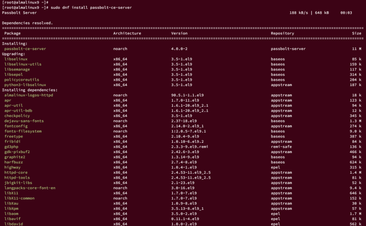 如何在 AlmaLinux 9 上安装 Passbolt CE 密码管理器