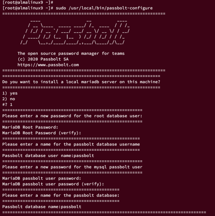 如何在 AlmaLinux 9 上安装 Passbolt CE 密码管理器
