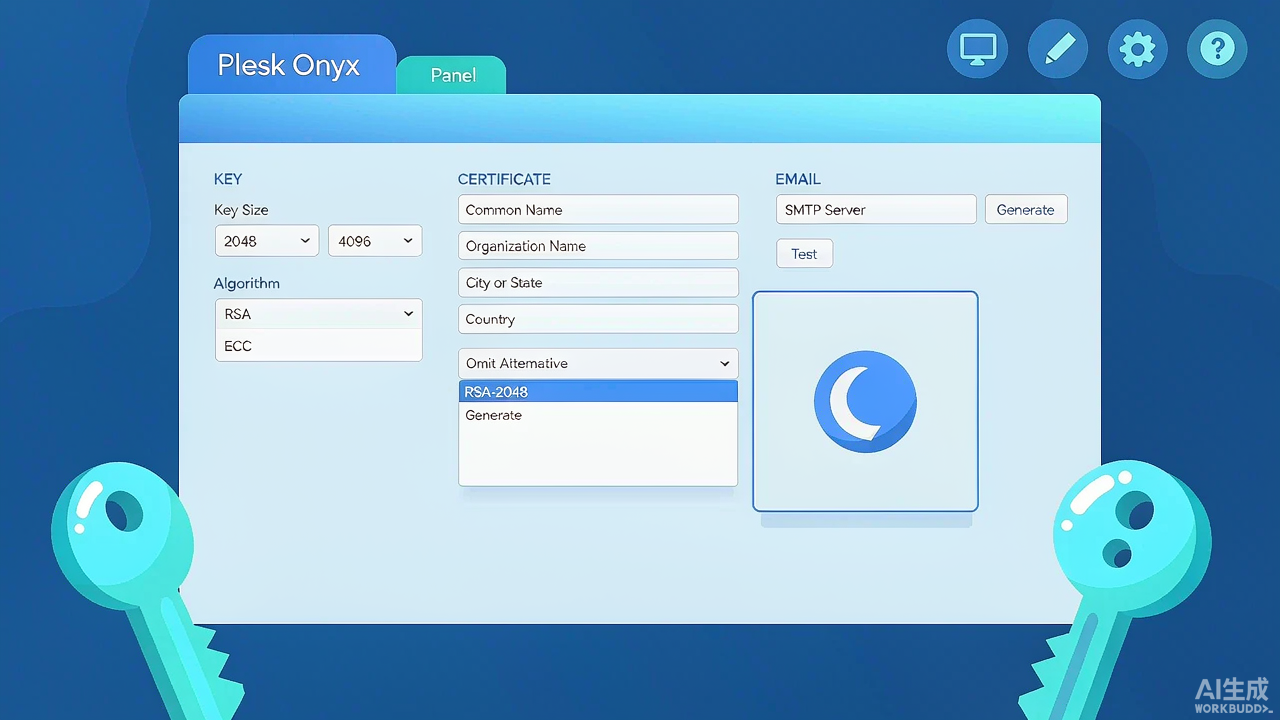 在 Plesk Onyx 上生成 CSR 的分步指南