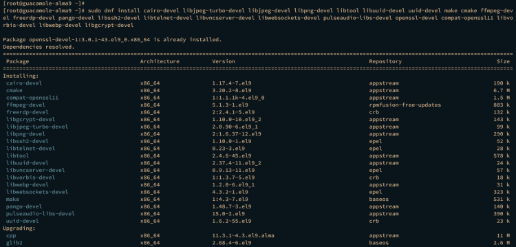 在 AlmaLinux 9 上通过 Apache Guacamole 搭建远程桌面网关