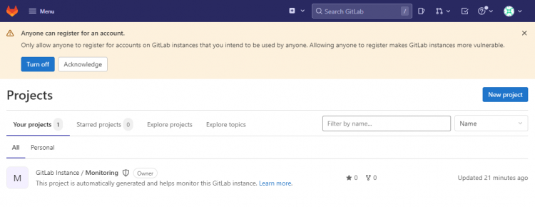 在 Debian 12 上用 Docker 安装 GitLab CE
