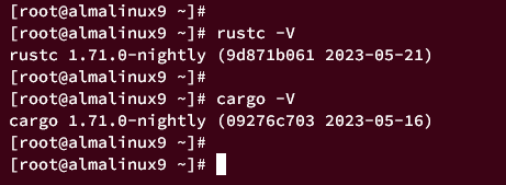 在 AlmaLinux 9 上安装 Rust 与 Cargo 包管理器