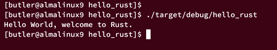 在 AlmaLinux 9 上安装 Rust 与 Cargo 包管理器