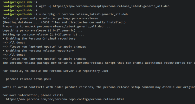 在 Debian 11 系统中通过 ProxySQL 搭建 MySQL 负载均衡服务
