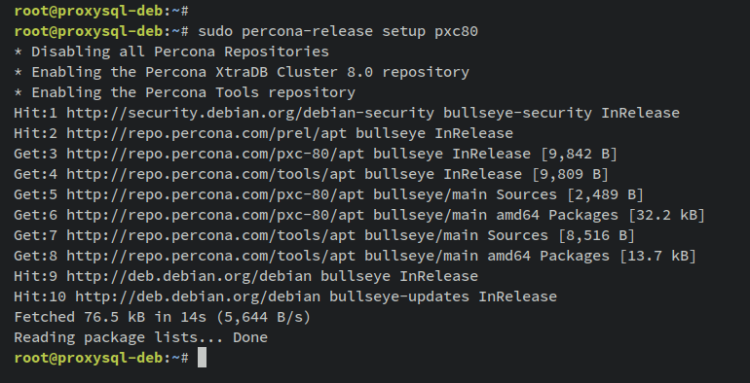 在 Debian 11 系统中通过 ProxySQL 搭建 MySQL 负载均衡服务