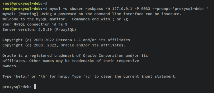 在 Debian 11 系统中通过 ProxySQL 搭建 MySQL 负载均衡服务
