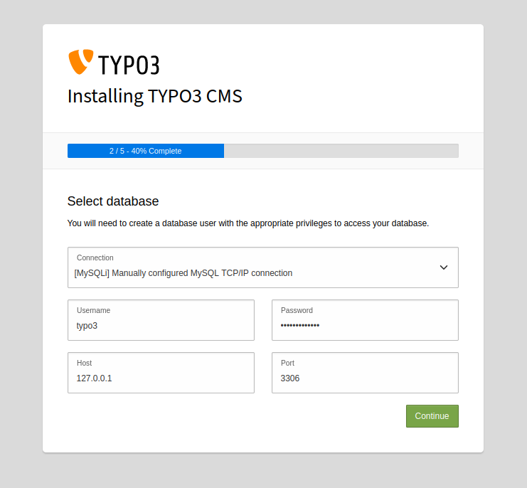 Rocky Linux 9 系统下安装配置 TYPO3 CMS 内容管理系统建站教程