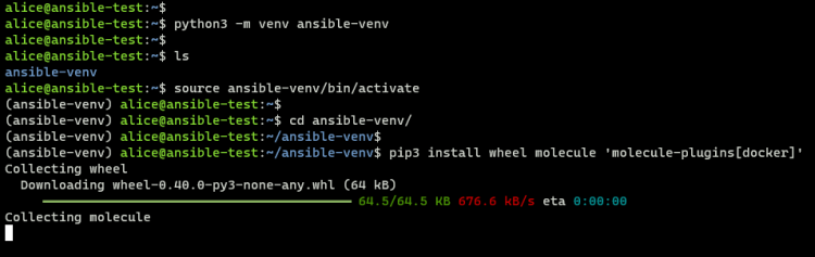 用 Molecule 与 Docker 测试 Ansible 角色