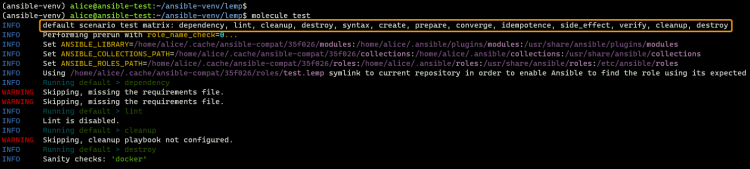 用 Molecule 与 Docker 测试 Ansible 角色