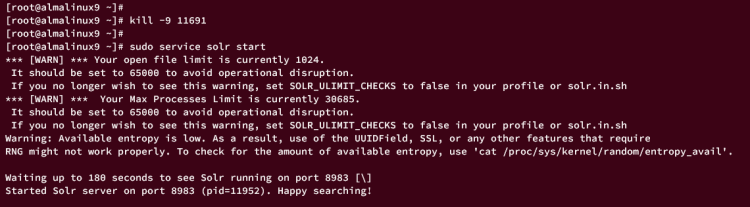 在 AlmaLinux 9 服务器上完整安装配置 Apache Solr 搜索平台