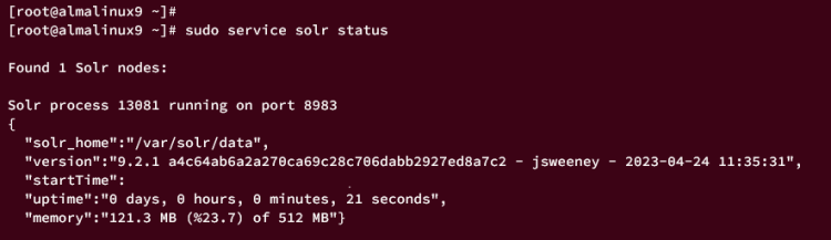 在 AlmaLinux 9 服务器上完整安装配置 Apache Solr 搜索平台