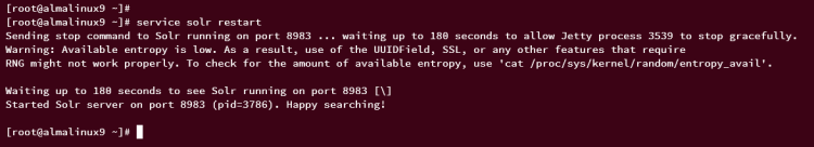 在 AlmaLinux 9 服务器上完整安装配置 Apache Solr 搜索平台