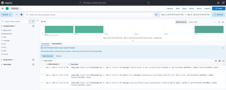 在 Ubuntu 22.04 上搭建 Elasticsearch Fluentd Kibana 日志栈