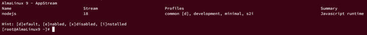 AlmaLinux 9 服务器上安装 Node.js 的三种不同方式教程