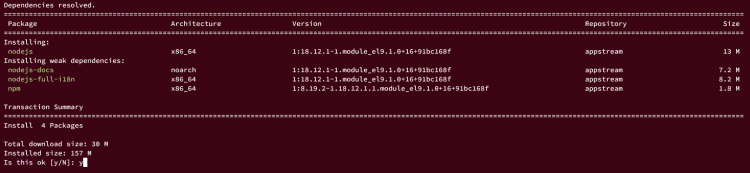 AlmaLinux 9 服务器上安装 Node.js 的三种不同方式教程