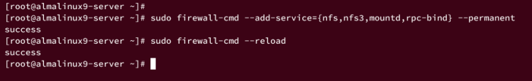 在 AlmaLinux 9 上安装与配置 NFS 服务端及客户端