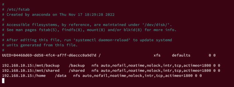 在 AlmaLinux 9 上安装与配置 NFS 服务端及客户端