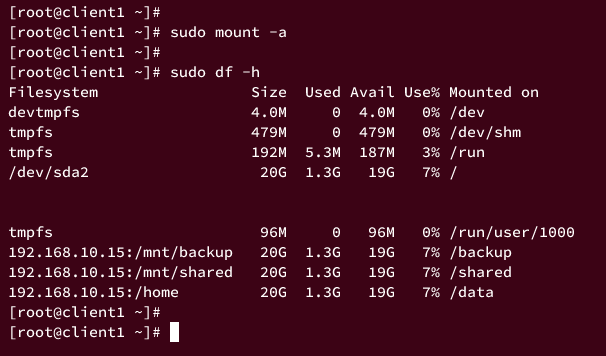 在 AlmaLinux 9 上安装与配置 NFS 服务端及客户端